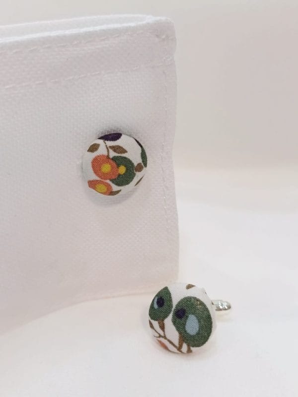 Bouton de Manchette Liberty Wiltshire Vert