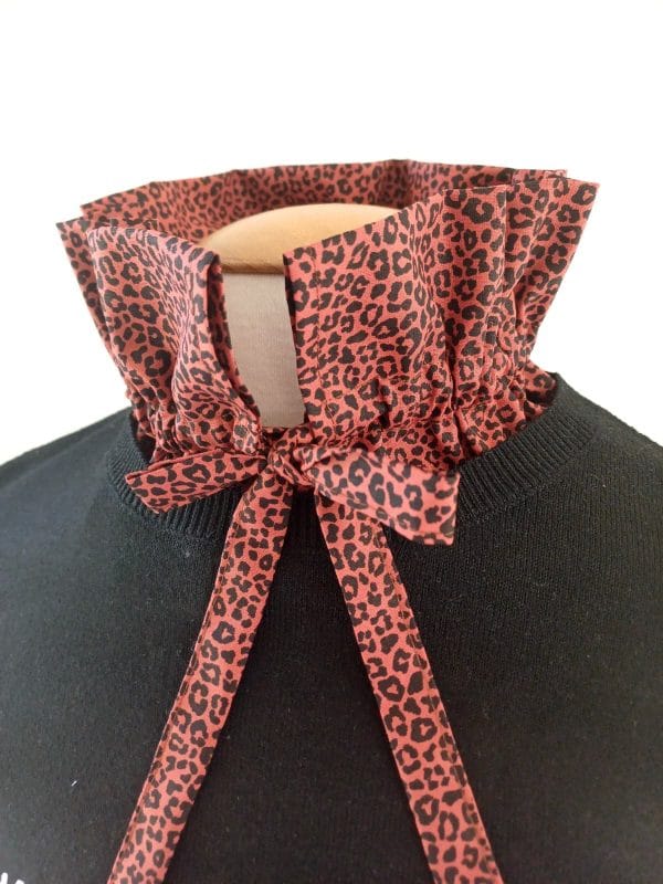 Col amovible léopard Col amovible léopard