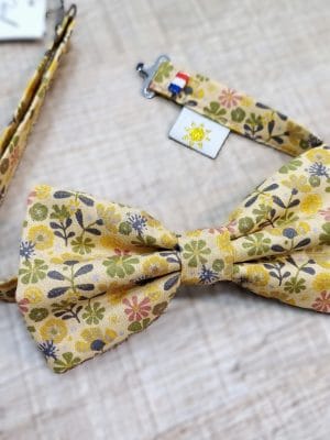 Nœud Papillon Printemps Jaune