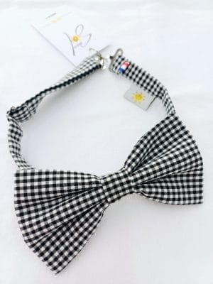 Nœud Papillon Vichy Noir
